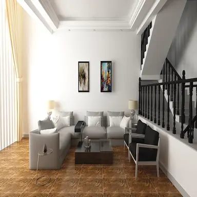 is marble a good choice for living room and bathroom floors